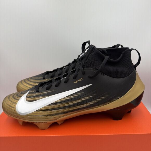 Nike Zoom Air Vapor Pro 1 Football Cleats Black Gold (FB3298-003) Men\'s Sz 12 main image 11